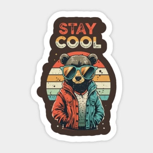 stay cool Sticker